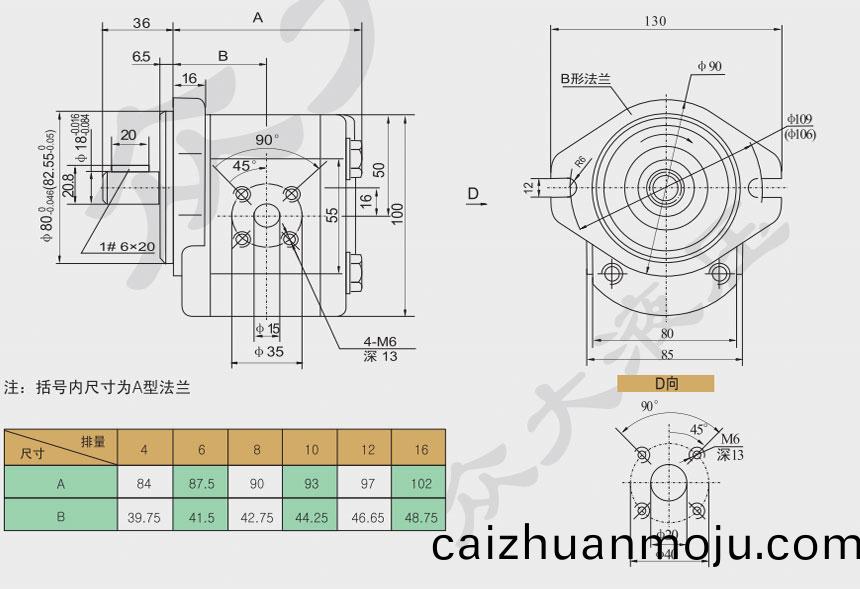 CBKK1高(gao)性(xing)能(neng)齿(chi)轮泵